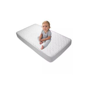 Sealy‎ Waterproof Fitted Toddler Bed and Baby Crib Mattress Cover White